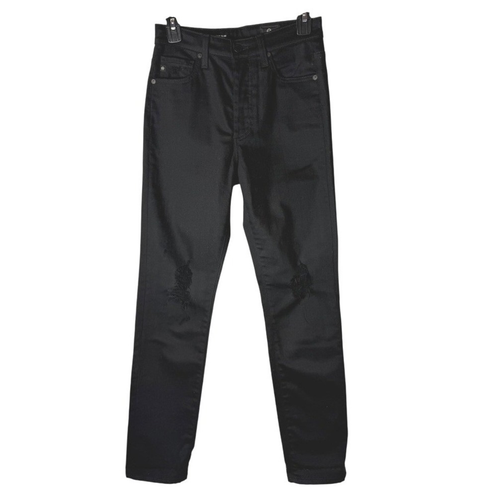 AG Adriano Goldschmied Jeans Women 26‎ Black Alexxis High Rise Vintage Slim - Picture 2 of 11